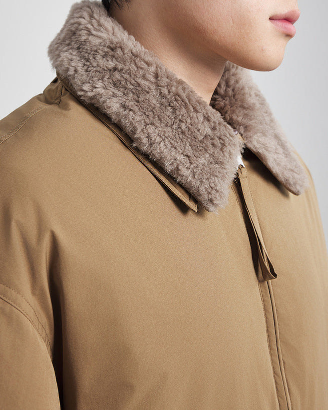 Detachable Fur Collar Down Jacket