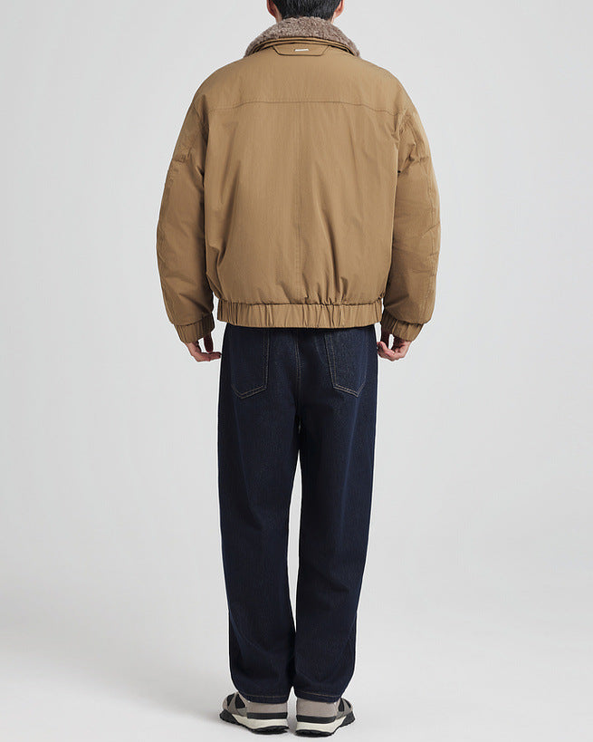 Detachable Fur Collar Down Jacket