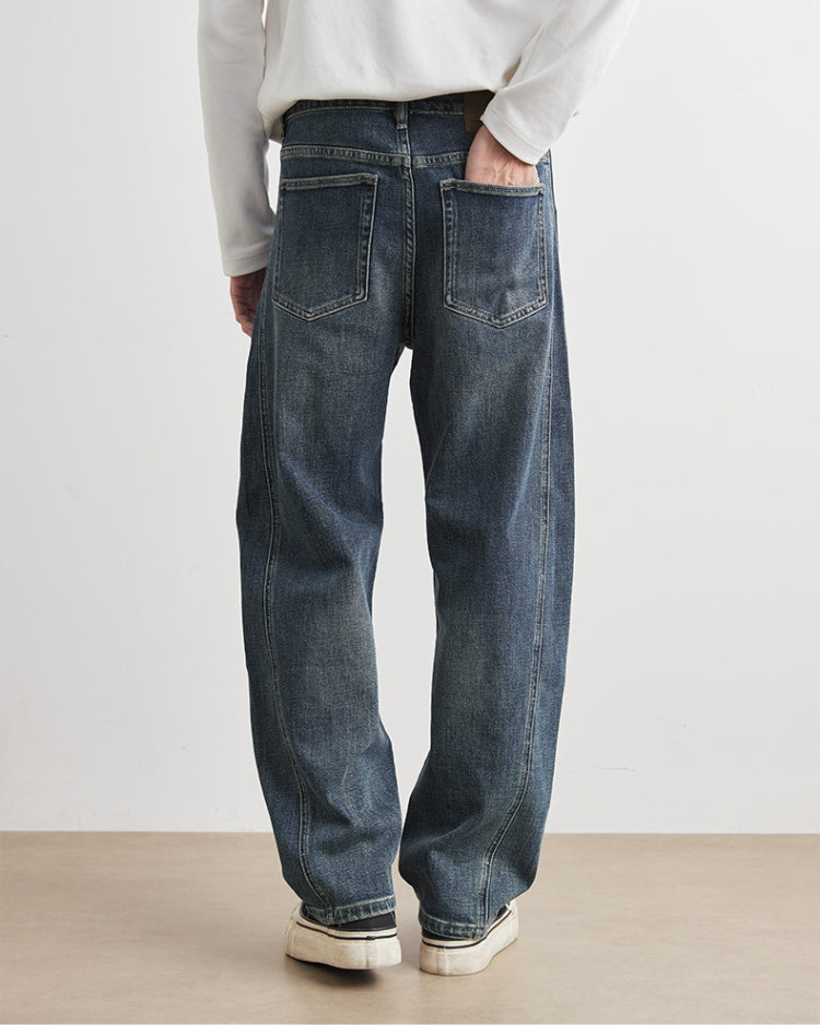 Big Relaxed Vintage Straight-Leg Jeans