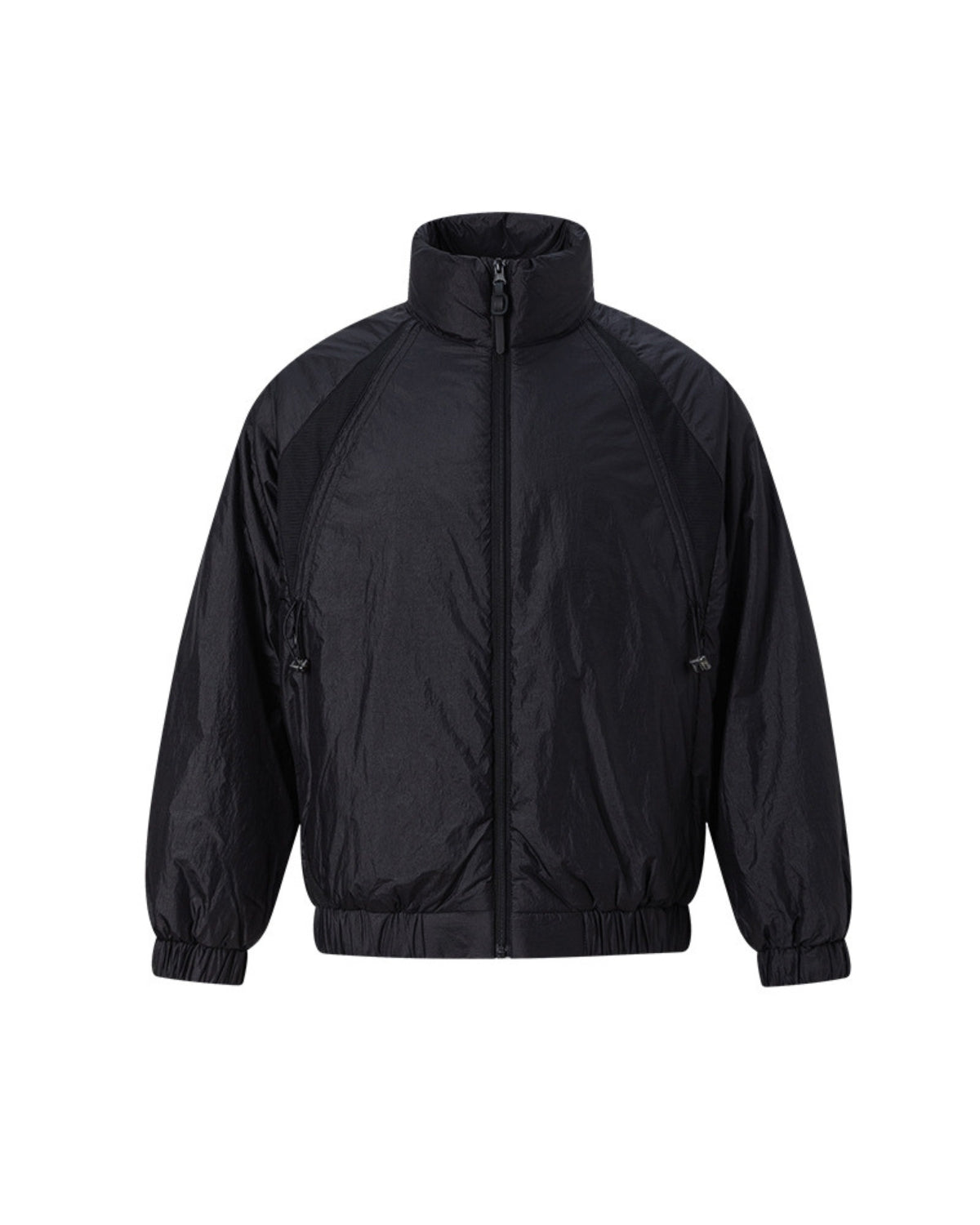 High-Neck Windbreaker Jacket