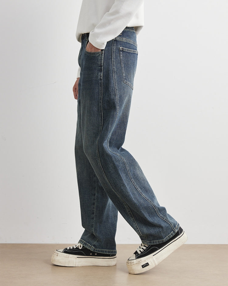 Big Relaxed Vintage Straight-Leg Jeans