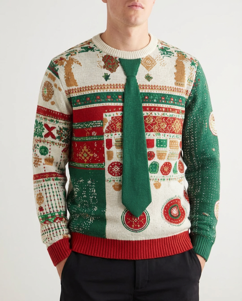 Ugly Embroided Crewneck Sweater